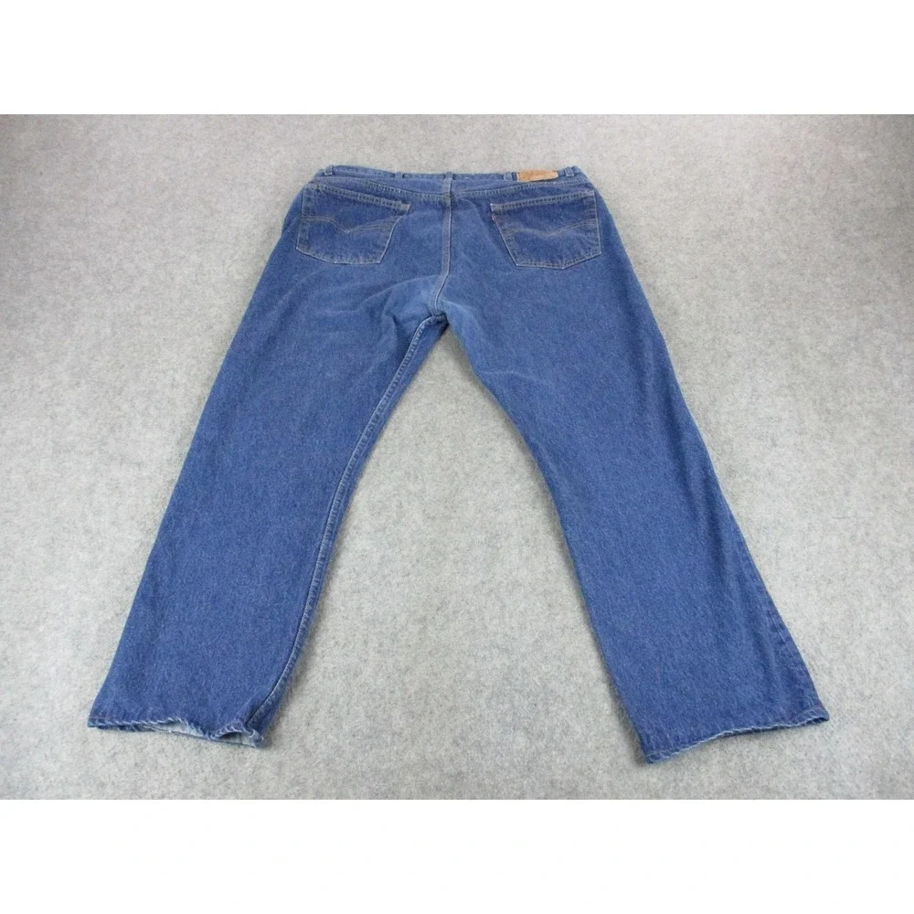 VTG Levis 501 Jeans Mens 42x28* Blue XX Straight Button Fly Medium Wash USA 80s